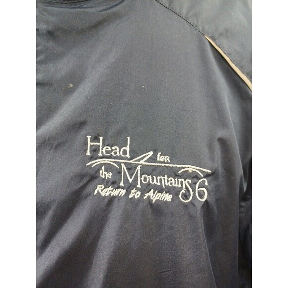 Core 365 Mens Full Zip Navyblue Windbreaker Jacket Pockets Sz L - Picture 3 of 11